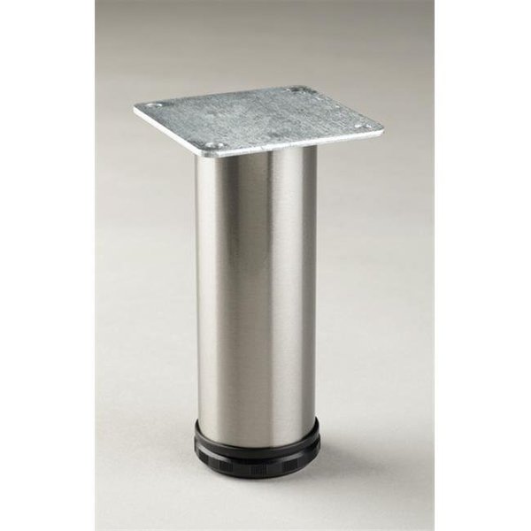 Hd HD PMI552 15 ST Como Adjustable Cabinet Legs - Brushed Steel; 6 to 7 in. PMI552 15 ST